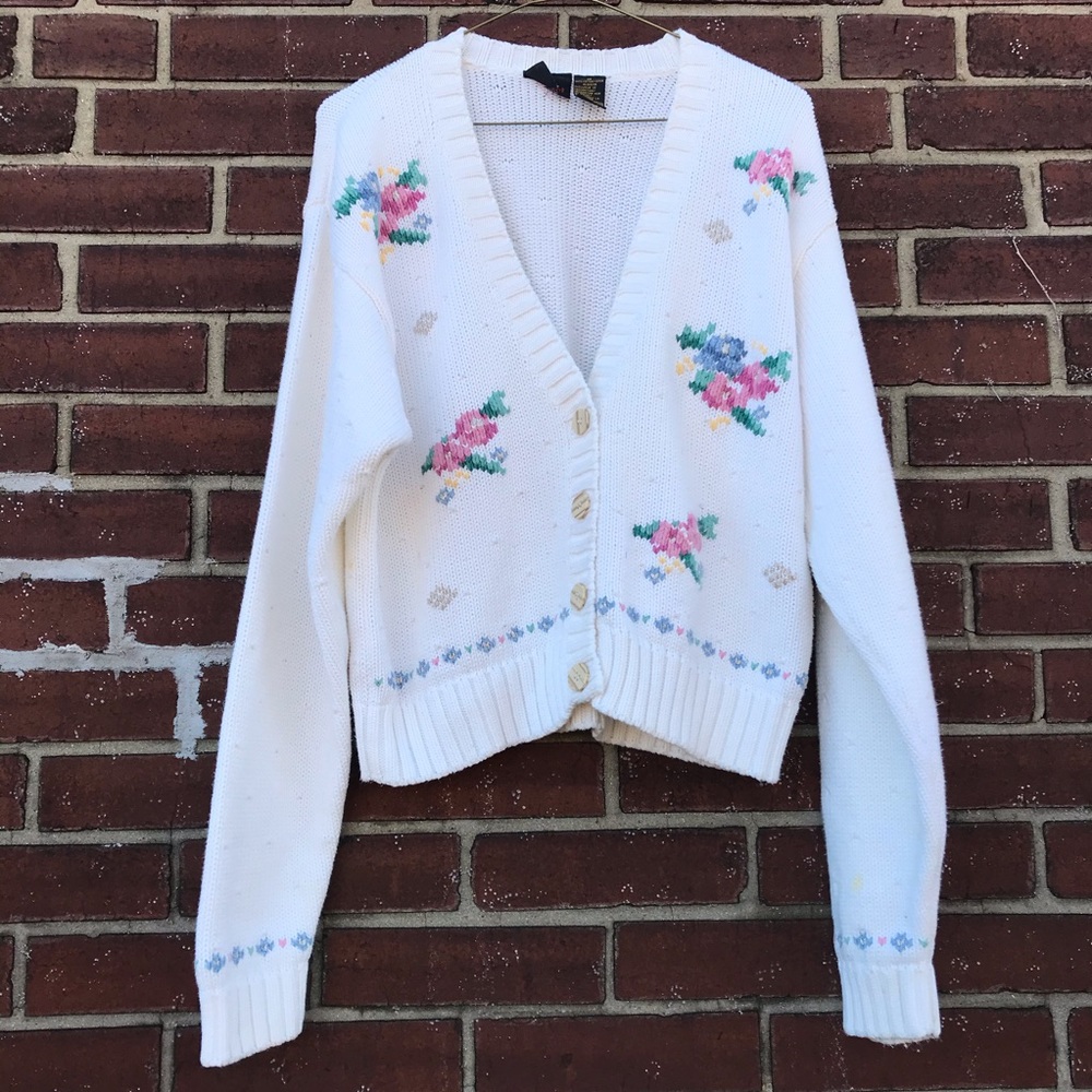Vintage 90s Liz Claiborne Cardigan